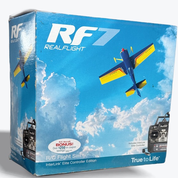 RealFlight RF7 R/C Flight Simulator InterLink Elite Controller ONLY NO DISC - Picture 1 of 9